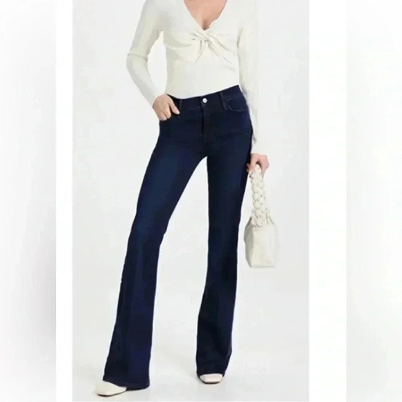 FRAME Le One Flare Jeans Size 2 - Picture 1 of 8